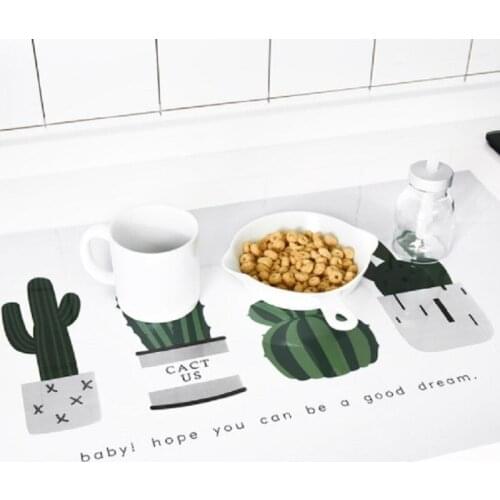 PVC Pattern Wall Sticker Removable Waterproof Classic Cartoon Self-adhensive Oil Proof Stickers Kitchen Room Wall Decoration