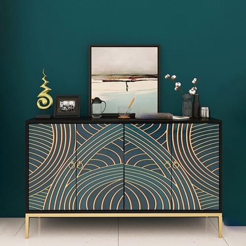 PVC Self-adhesive Film Wall Stickers Abstract Furniture Renovation Stickers Waterproof Kitchen Cabinet Wallpaper Home Room Decor