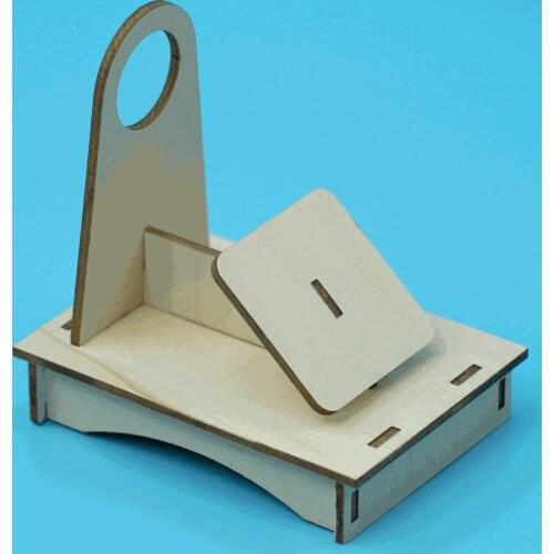 DIY solar fan making primary school students' scientific experiment wooden toys