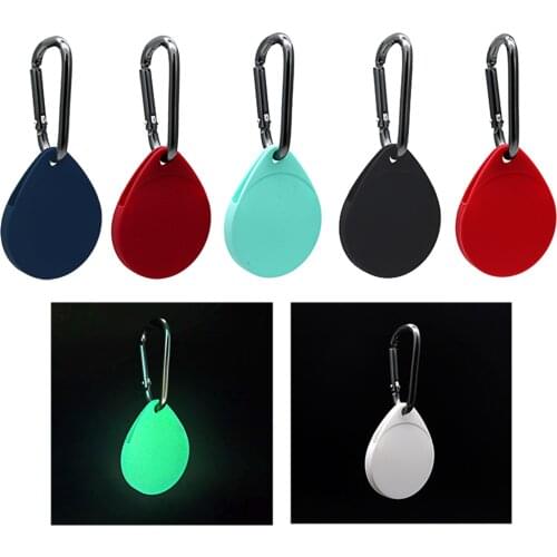 Silicone Protective Case For Airtag Protector Cover Sleeve Or Apple Locator Tracker Anti-lost Device Keychain For Apple Airtags