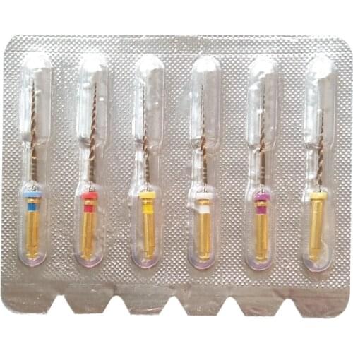 Dental Pro NITI Files W-Mire Gold Files Rotary Super Golden TaperFile SX-F3 Nickel Titainium Endodontic Files Dental Instrument