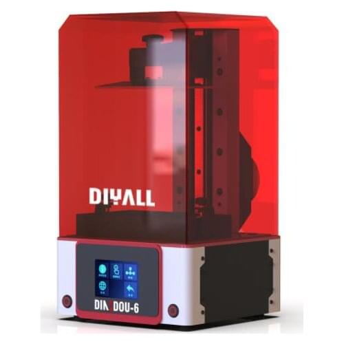 DOU-6 black and white screen light-curing 3D printer industrial large-size high-precision jewelry resin