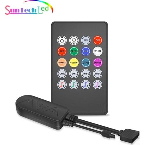 Suntech Led Strip Bluetooth Music Controllar,20 Keys Remote Control For RGB 5050 LED Strip