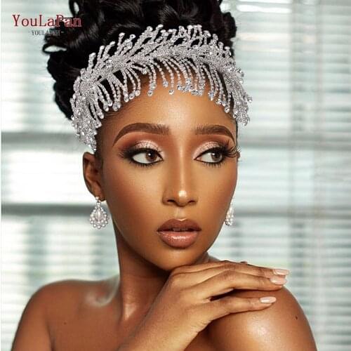 YouLaPan HP378 Elegant Rhinestone Headband Bridal Headpiece Handmade Tiara Crown Bridal Hair Accessories Wedding Headwear