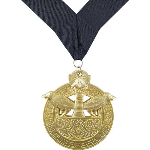 2.5 inches Customized Zinc Alloy Medal Eagle Fly Medal Shiny Gold Plating Medals Sport Event Medals