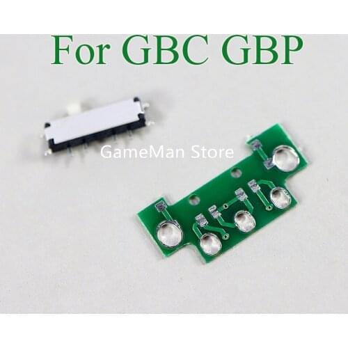 2sets For GBA SP GBC GBP Power Switch Button For Gameboy Advance SP On off power board repairs parts