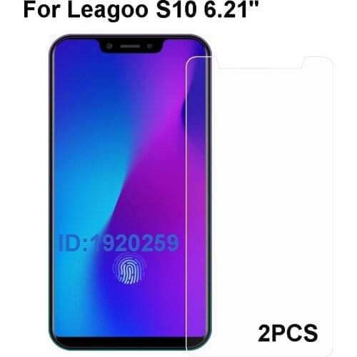 2PCS Leagoo S10 Tempered Glass 9H High Quality Protective Film Explosion-proof Screen Protector For Leagoo S10
