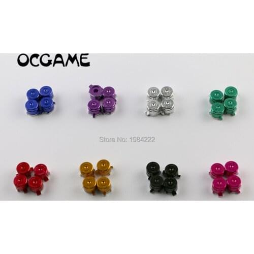 20sets/lot 8 colors Newest Aluminum Metal Sticking Bullet Buttons For PS3 PS4