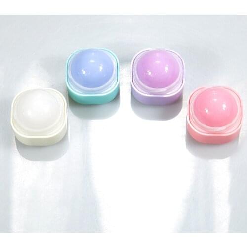 4 colors lip balm cute makeup lip oil lip scrub make up chapstick lip moisturizer strawberry wholesale roller ball Private Label
