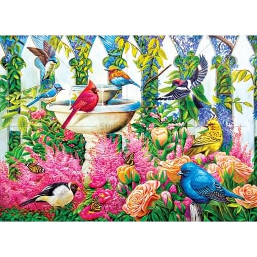 5D DIY Diamond Painting Spring Bird Diamond Embroidery Cross Stitch glass rhinestones Decoration wall patches needlework