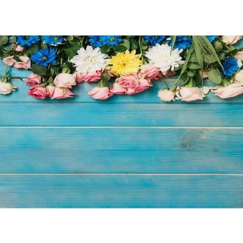 Flower Photography Backdrop for Photograph Accessories Goods Child Kids Baby Shower Vinyl Cloth Photo Background Photophone