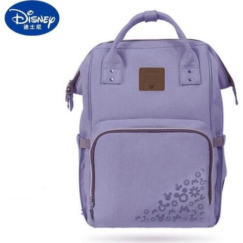 Disney Minnie Mickey diaper bag cartoon mother bag practical backpack multifunctional outing bottle insulation fashion backpack