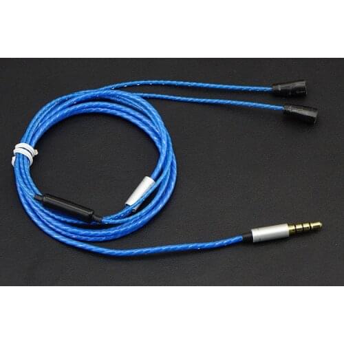 IE8 IE80 IE8i IE80i DIY earphone cable with pin with mic