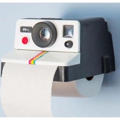 Personalized Retro Camera Tissue Box Household Roll Paper Box Camera Roll Bathroom Toilet Creative Tissue Box