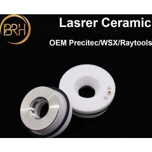 Laser Ceramic 28/32mm OEM Precitec/WSX/Raytools ceramic KT B2 CON P0571-1051-00001 nozzle holder For Fiber Laser Cutting Head