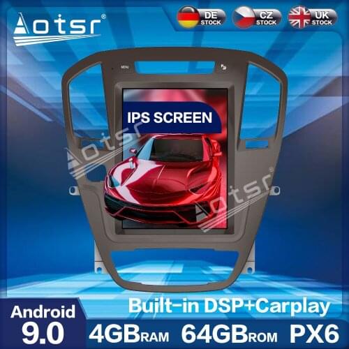 Android Multimedia Player For Opel Regal lnsignia 2009 + Tesla Screen 4G+64GB Car Radio Auto GPS Navigation DSP carplay WIFI BT