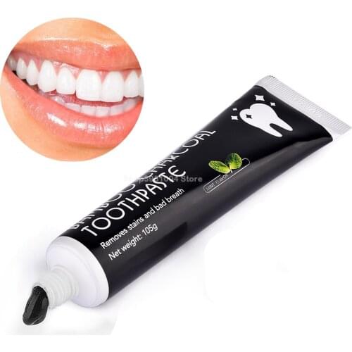 Teeth Whitening Set Bamboo Charcoal Toothpaste Strong Formula Whitening Tooth Powder Toothbrush Oral Hygiene Cleaning Dentifrice