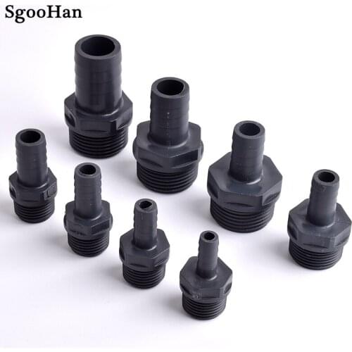 Outer Diameter 8~20mm To 1/2"~3/4" Male Thread Pagoda Connector Garden Hose Adapter Irrigation Pipe Soft Hose Joint Accessories