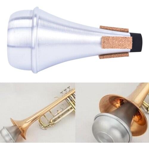 2021 Aluminium Straight Trumpets Mute New Mute for Trumpet For Jazz Instrument Practice Beginner