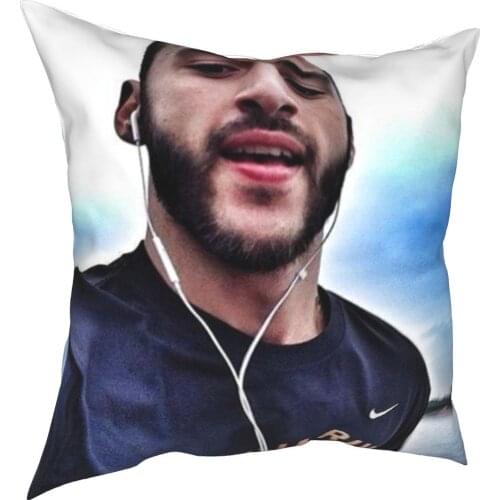 New customized self portrait style 3D printing pillow case sofa decoration linen pillow case home decoration pillow case