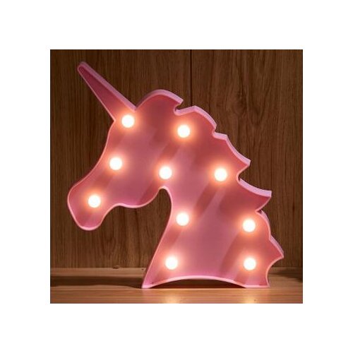 NEW Kids Favorite Cute Small LED Night Light Bedroom Unicorn Cloud Moon Star Heart Home Decor Battery Powered Wall Lamp