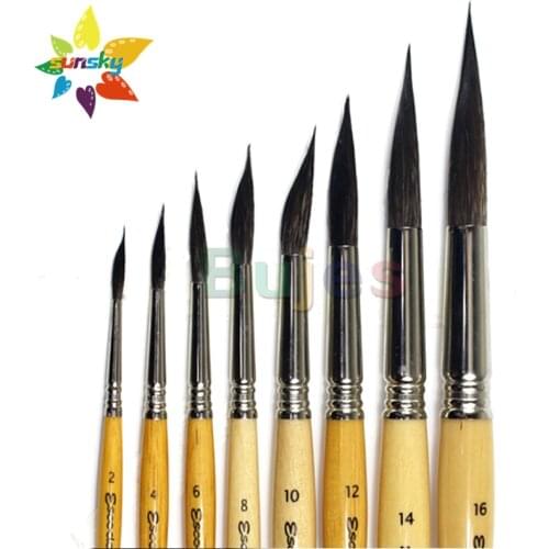 Original Spain ESCODA 5707 Squirrel hair Watercolor brush Round and long Acrylic gouache painting brush Art supplies