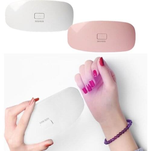 Portable 6W Mini UV Dryer UV Resin Curing Lamp 30s 60s Timer Nail Art Manicure Gel Dryer USB Charge Jewerly Making Tools