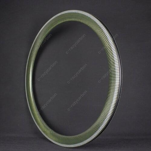 Durable Wheels Carbon Kevlar Bicycle Rims 700C Carbon Wheels 35MM Road U Shape Width Tubular/Clincher Tubeless Ready For Sale