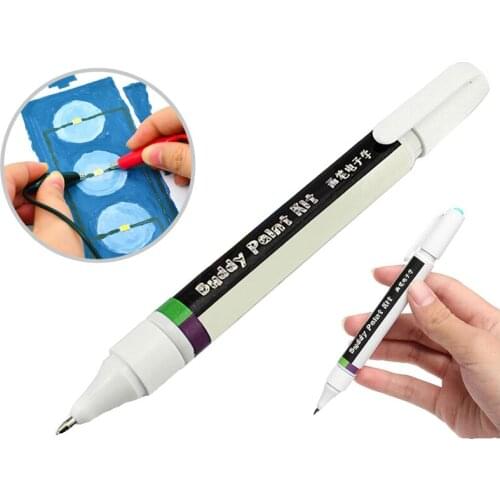 Professional 1 Pcs Conductive DIY Ink Pen Dry Fast Electronic Circuit Draw Instantly Tool Flowery Electrician Conductive Pen