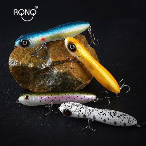 RQNQ Fishing Lure 10CM 16G Pencil Bait Top Water 1Pieces/Lot Snake-Head Hard Fishing Wobbler