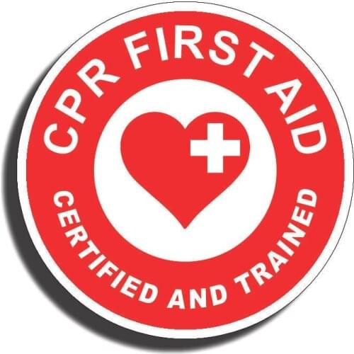 Sale trend CPR first aid sticker first rescue safety decal emergency station helmet