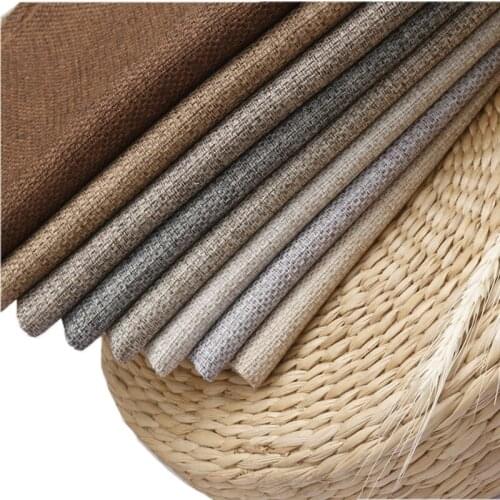 Thickened Silver Cream Imitation Linen Cloth Handmade DIY Comfortable Skin-friendly Soft Sofa Bay Window Pillow Home Textile