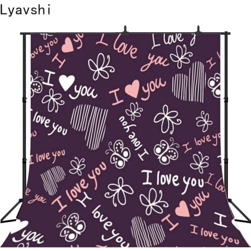 Lyavshi photography backdrop Valentines day photography background for photo-studio vinyl props lover photo backdrop