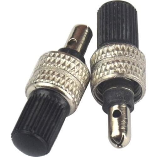 2Pcs 28mm 1.1" Bike German-type Tyre Valve Core W/ Caps Replacement