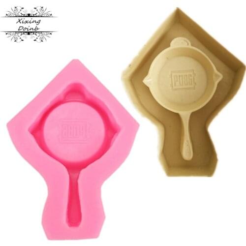 3D pan shape silicone fudge mold cake decoration tools Candy Chocolate Mold kitchen baking supplies