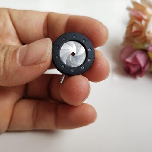 50pcs 1-12mm Sliver Leaf Amplifying Metal Zoom Optical Iris Diaphragm Aperture Condenser for Digital Camera Microscope Adapter