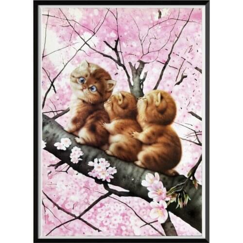 5d Diamond Painting Diy Animal Imitation Cross Stitch Set Round Diamonds Can Be Customized for Home Decoration