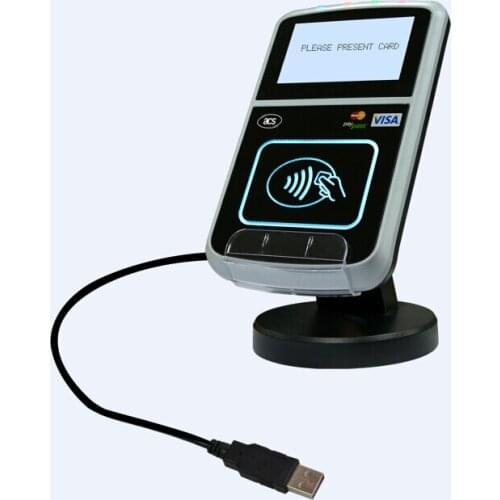 ACR123U LCD Compatible EMV-based Payment For ISO 14443 A B cards +SDK Kit 13.56MHZ Contacless USB RFID Reader Writer