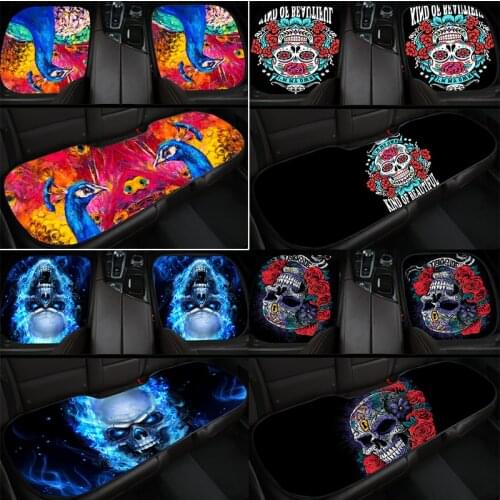 AIMAAO Car seat cushion covers Auto interior accessories Wool fabric for jeep renegade astra h volvo xc90 megane 2 alfa romeo