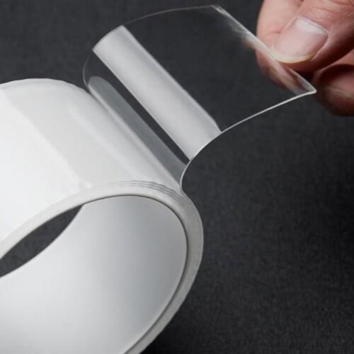 Home kitchen hollow sink waterproof strong self-adhesive transparent tape bathroom hollow self-adhesive