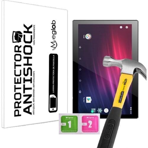 Screen protector Anti-Shock Anti-scratch Anti-Shatter compatible with Tablet Logicom M BOT Tab 101