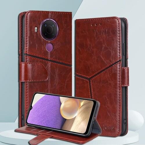 Flip Leather Case For Nokia 2.2 2.3 2.4 3.1 3.2 4.2 5.1 6.1 7.1 7.2 6.2 8 8.1 3.4 5.4 1.3 5.3 C1 C2 9 PureView Fundas Nokia 5.4