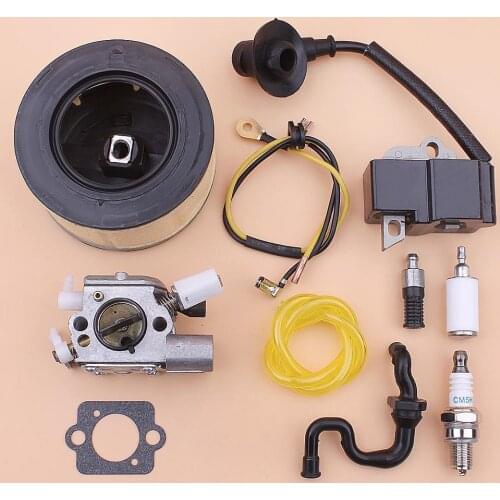 Carburetor Ignition Coil For Stihl MS251 MS 251 Air Fuel Oil Filter Lline Spark Plug Kit Chainsaw 1143 120 0617