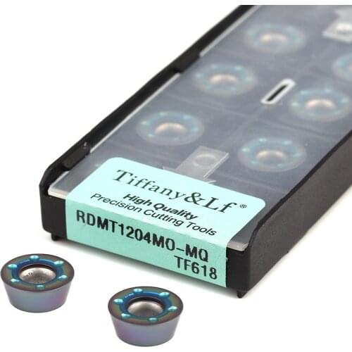 RDMT1204MO-MQ TF618 Circular milling inserts CNC lathe processing milling cutter finishing hard metal alloy milling turning tool