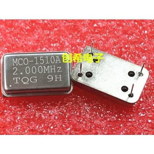 Crystal Oscillator 2MHZ 2.000MHZ 2M In-line Active Crystal OSC DIP-4 Rectangular Clock Vibration Full Size 5pcs