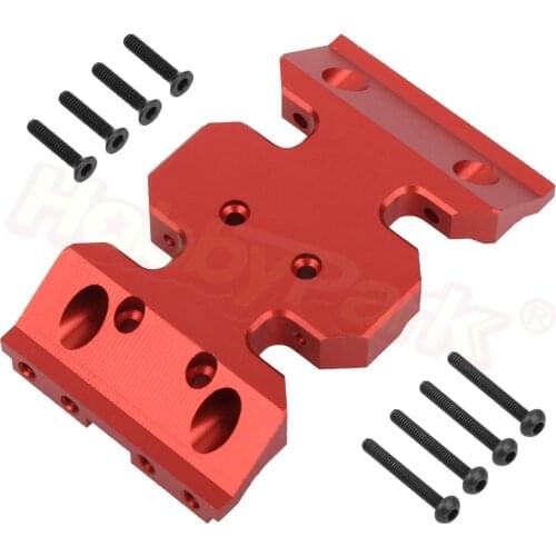Metal Aluminum Center Skid Plate Gear Box Mount for 1-10 ECX VRX Octane VETTA Karoo FTX Outlaw RGT 136100