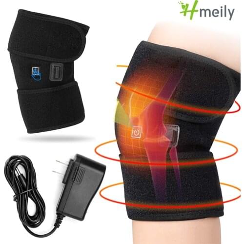 Heating Knee Braces For Arthritis Thermal Hot Compress Physiotherapy Rehabilitation Massager Relieve Arthritis Pain Kneead Pads