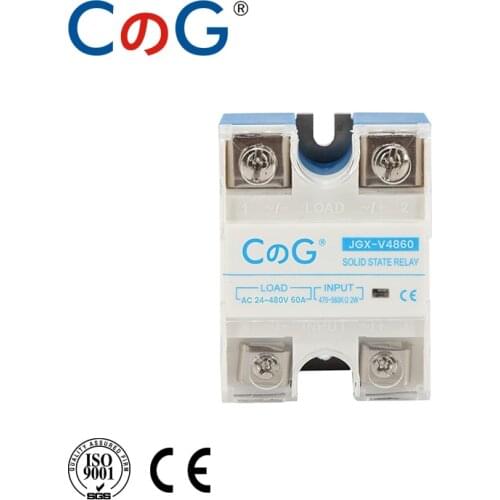 CG JGX Series SSR-60VA 80VA 100VA 220VAC 380VAC SSR Single Phase Voltage Regulator Heat Sink 60A 80A 100A VA Solid State Relay