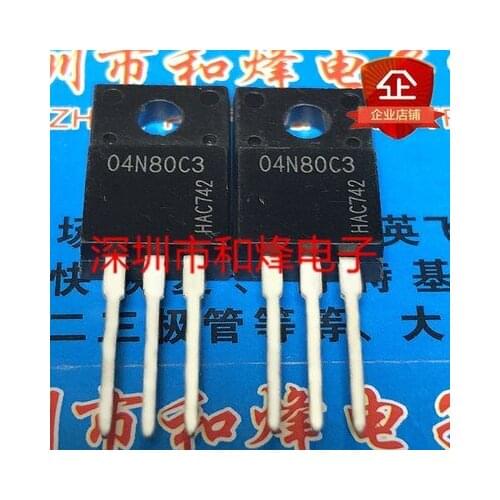 Original New 5PCS / SPA04N80C3 04N80C3 TO-220F 800V4A TO220F