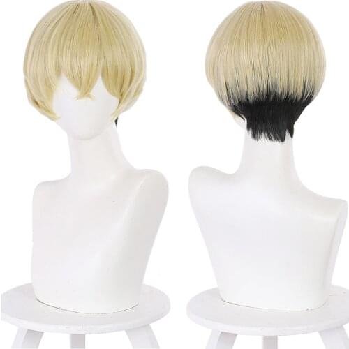 Anime Tokyo Revengers Chifuyu Matsuno Cosplay Wig Heat Resistant Synthetic Hair Carnival Halloween Party Props